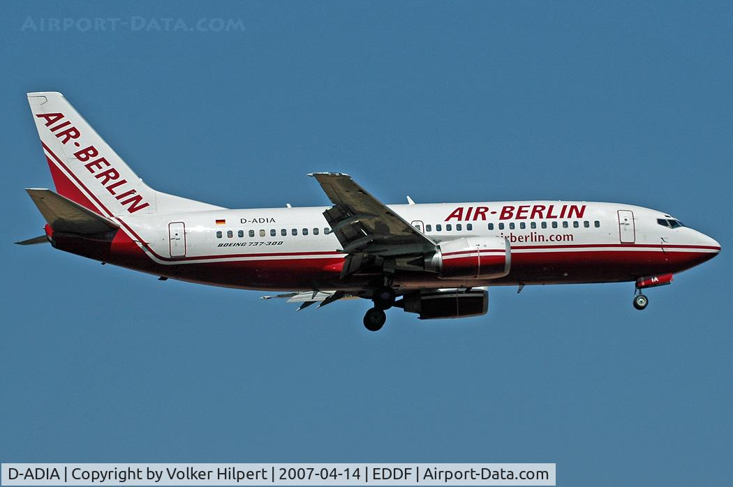 D-ADIA, 1999 Boeing 737-33Q C/N 30333, at fra