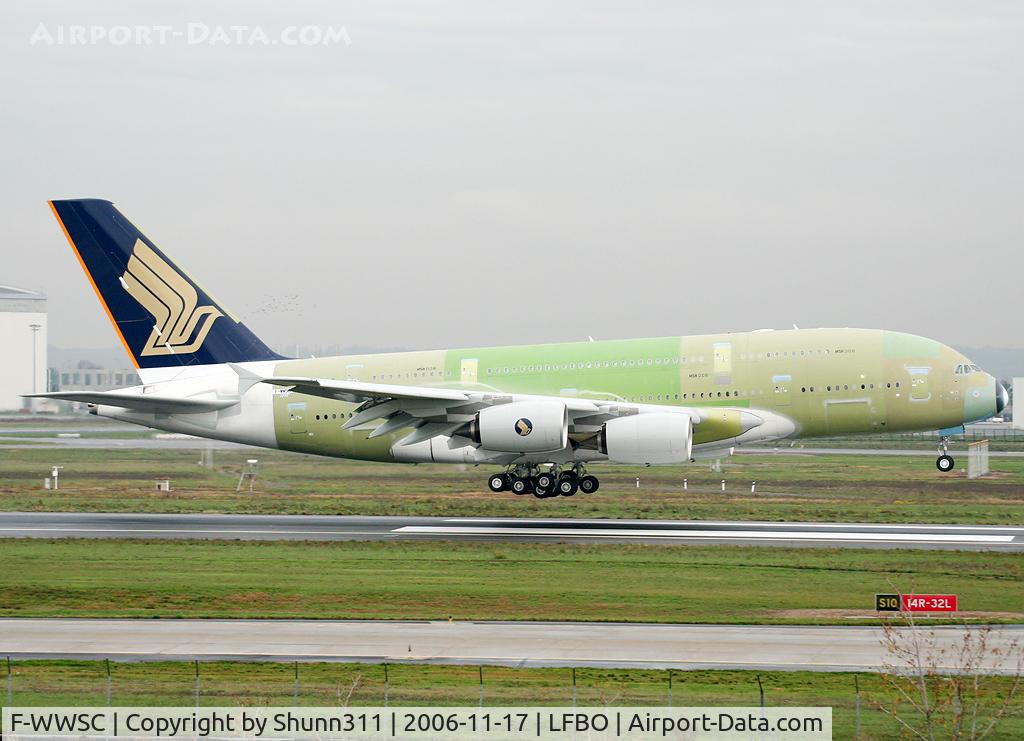 F-WWSC, 2006 Airbus A380-841 C/N 006, C/n 006 - For Singapore Airlines