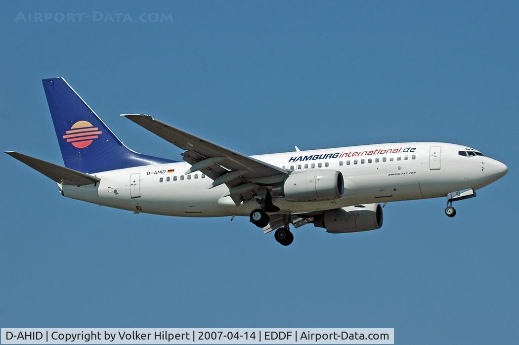 D-AHID, 1999 Boeing 737-73S C/N 29080/211, Hamburg International