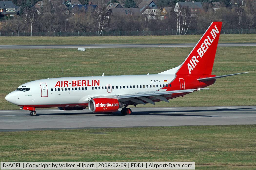 D-AGEL, 1997 Boeing 737-75B C/N 28110, at dus