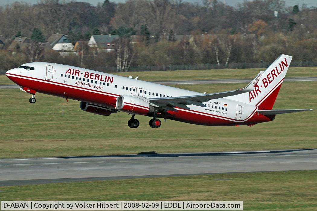 D-ABAN, 1998 Boeing 737-86J C/N 28068, Air Berlin