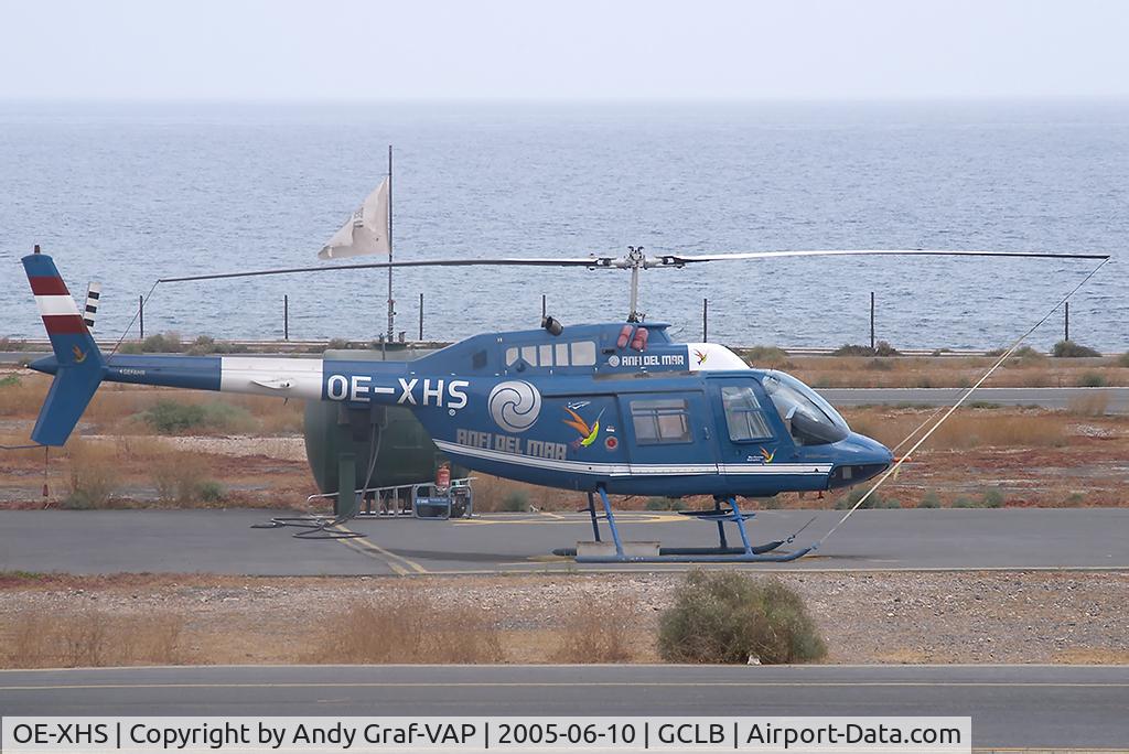 OE-XHS, Agusta AB-206B JetRanger III C/N 8605, Blue Canarias Helicopters Bell 206