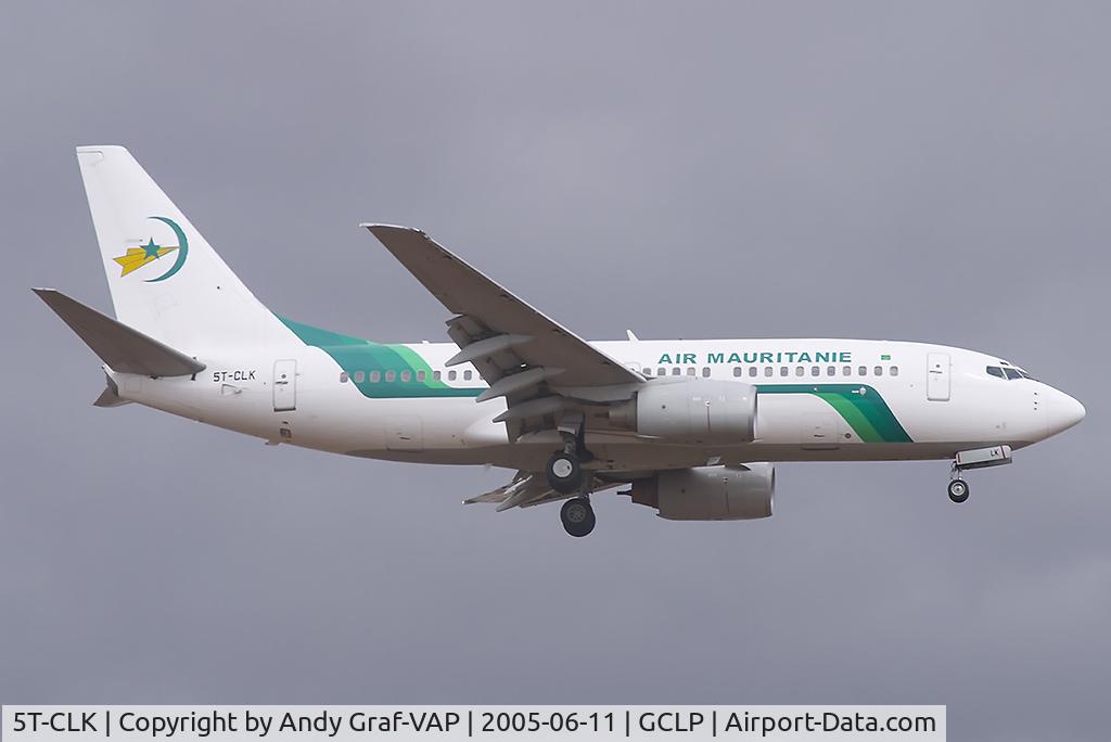 5T-CLK, 1998 Boeing 737-7Q8 C/N 28210, Air Mauritanie 737-700