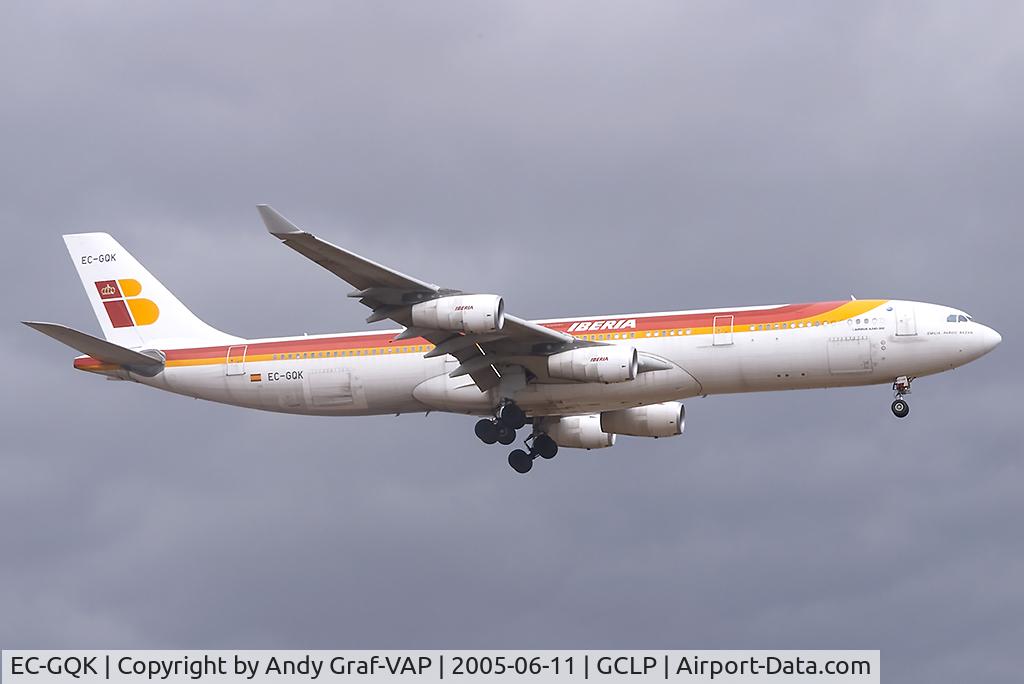 EC-GQK, 1997 Airbus A340-313 C/N 197, Iberia A340-300
