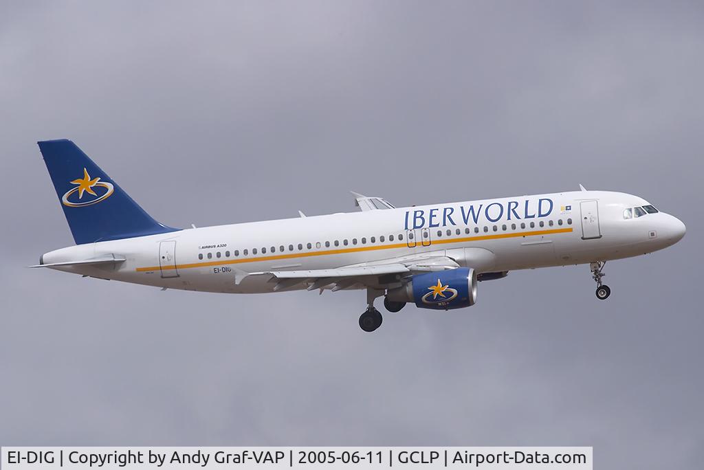 EI-DIG, 2001 Airbus A320-214 C/N 1597, Iberworld A320