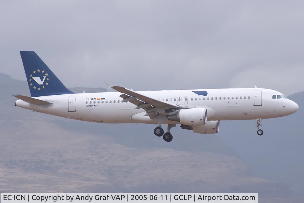 EC-ICN, 2002 Airbus A320-214 C/N 1717, Volare A320