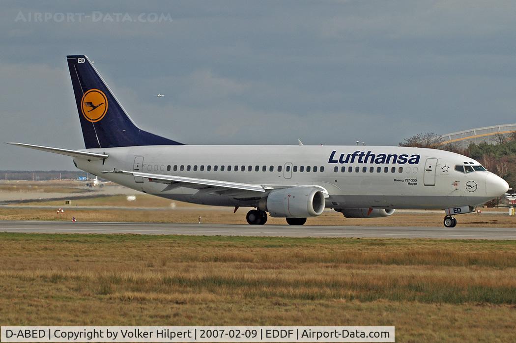 D-ABED, 1991 Boeing 737-330 C/N 25215, Lufthansa