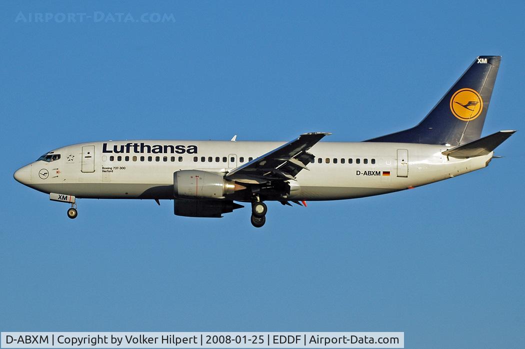 D-ABXM, 1987 Boeing 737-330 C/N 23871, Lufthansa
