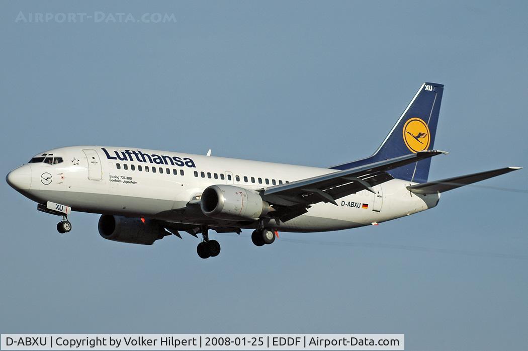 D-ABXU, 1989 Boeing 737-330 C/N 24282, Lufthansa