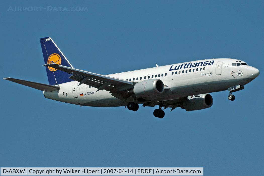 D-ABXW, 1989 Boeing 737-330 C/N 24561, Lufthansa