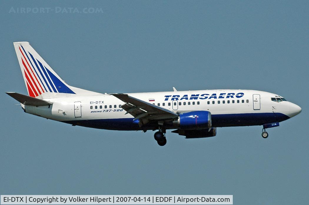 EI-DTX, 1997 Boeing 737-5Q8 C/N 28052, Transaero