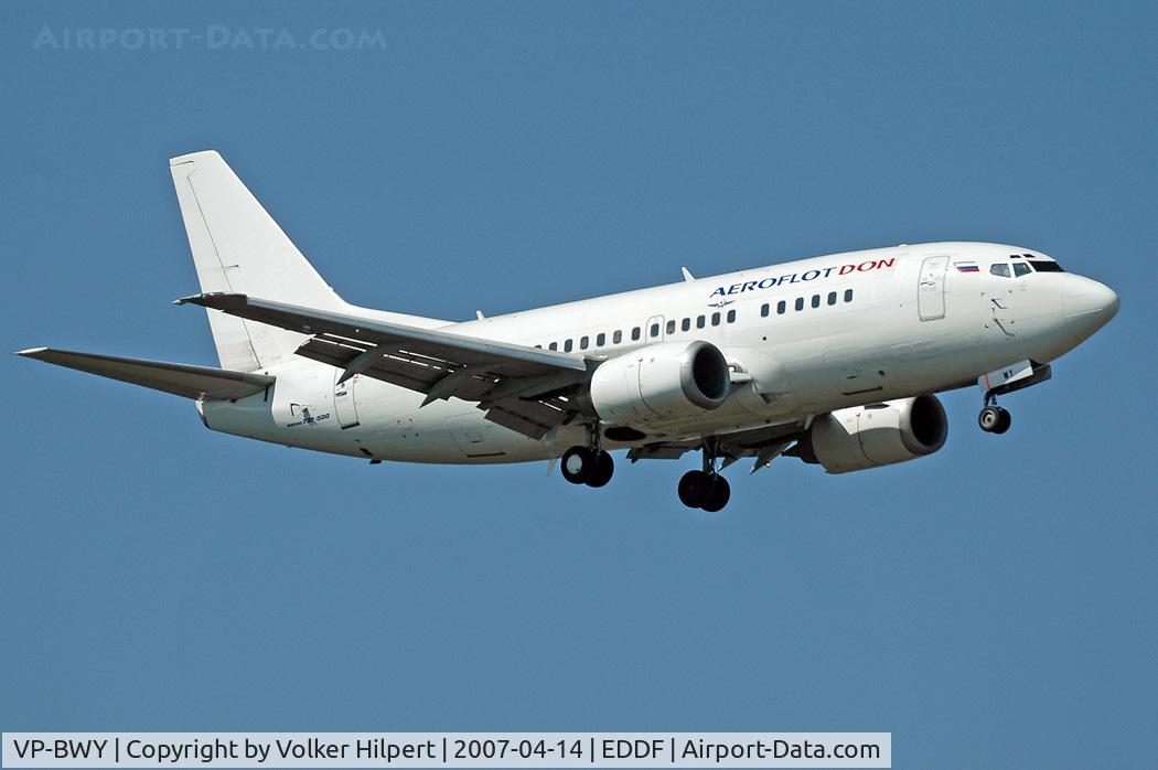 VP-BWY, Boeing 737-528 C/N 27305/2574, at fra