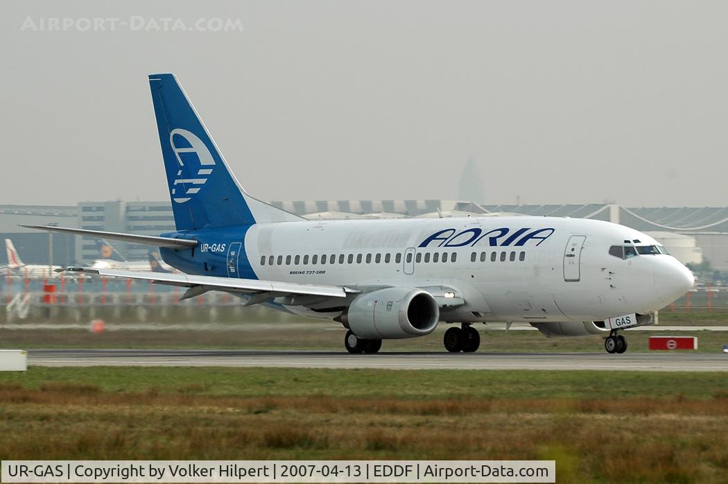 UR-GAS, 1993 Boeing 737-528 C/N 25236, Adia Airways