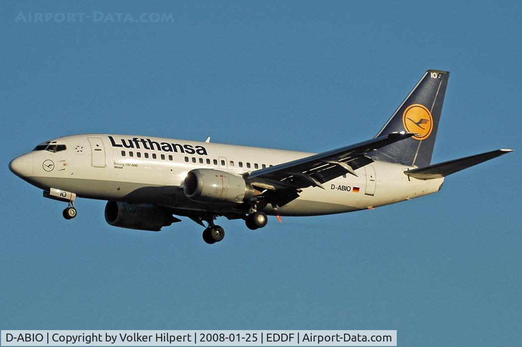 D-ABIO, 1991 Boeing 737-530 C/N 24939, Lufthansa