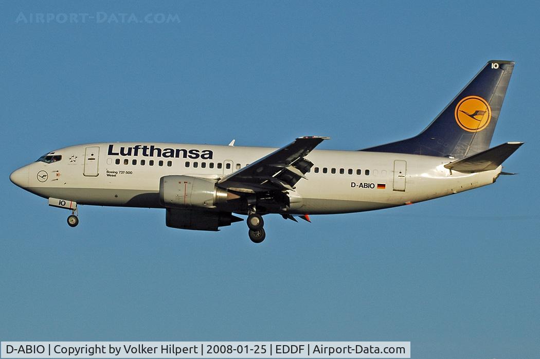 D-ABIO, 1991 Boeing 737-530 C/N 24939, Lufthansa
