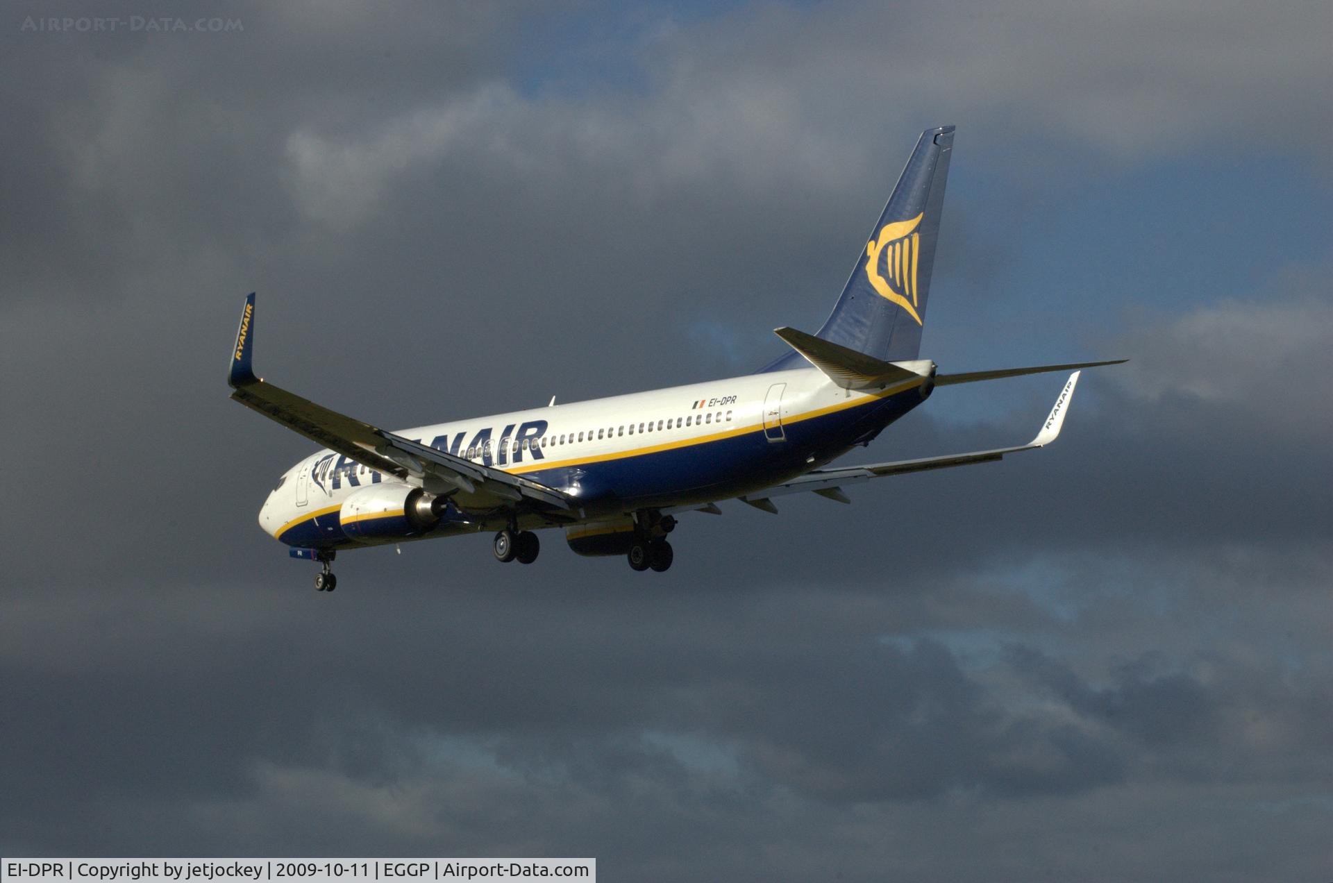 EI-DPR, 2007 Boeing 737-8AS C/N 33614, On short finals into LPL