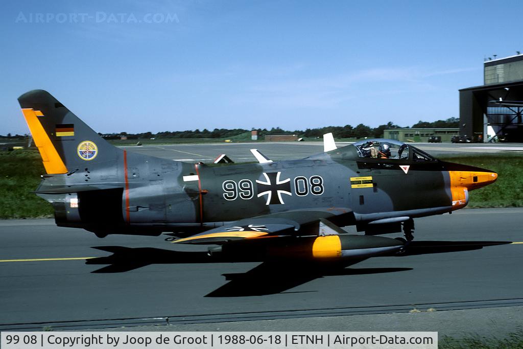 99 08, Fiat G-91R/3 C/N D467, In the eighties a number of German G-91s soldiered on in the target tow role.