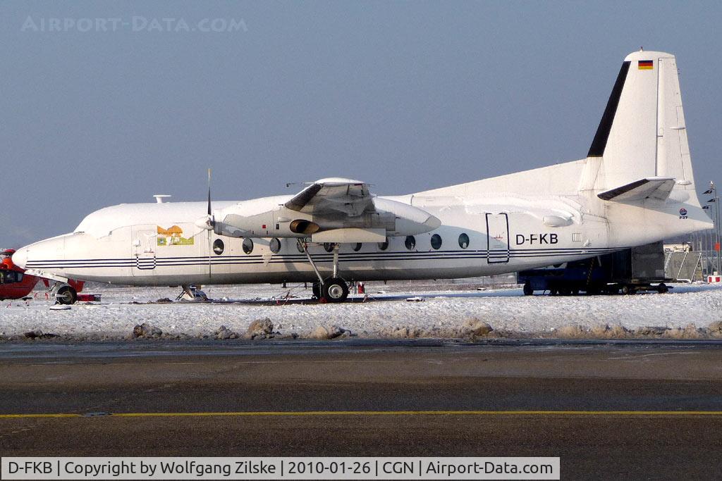 D-FKB, 1970 Fokker F.27-600 Friendship C/N 10450, with snow
