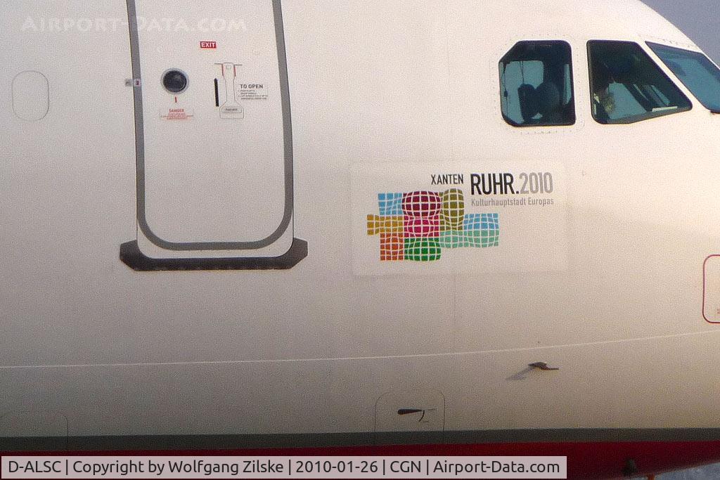 D-ALSC, 2003 Airbus A321-211 C/N 2005, sticker