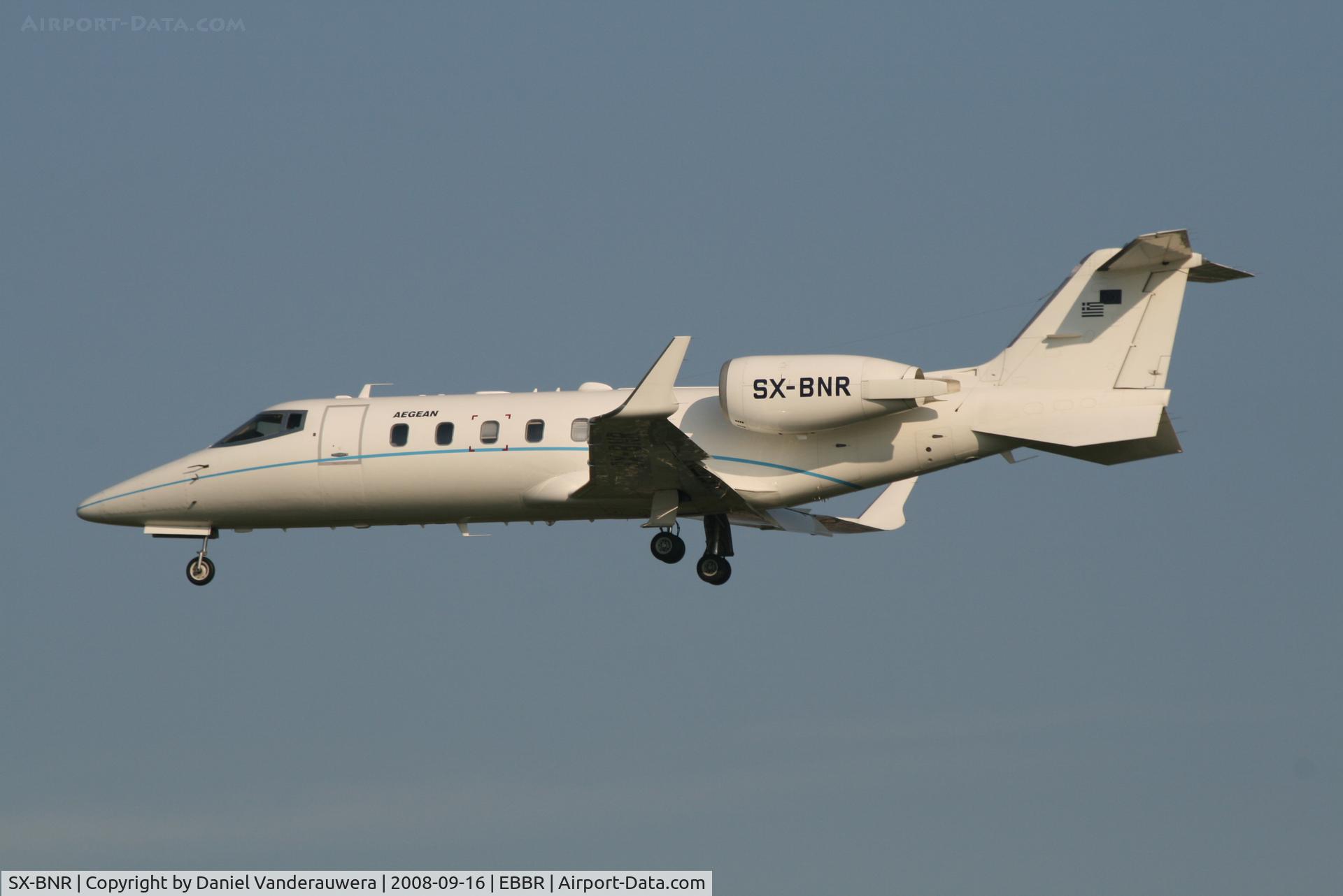 SX-BNR, 2006 Learjet 60 C/N 60-231, Descending to RWY 25L