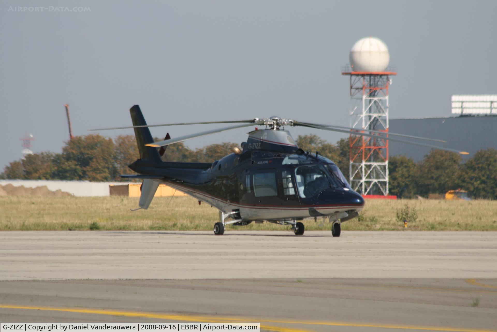 G-ZIZZ, 1987 Agusta A-109A-2 C/N 7390, Parked on G.A. apron