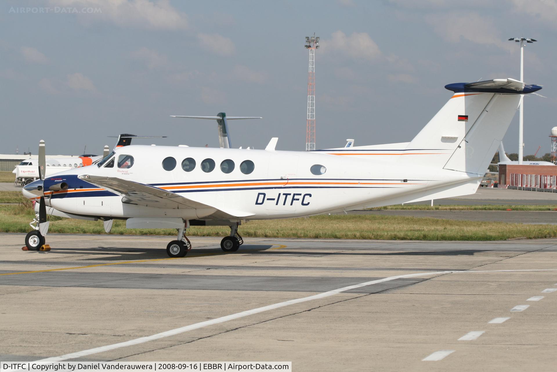 D-ITFC, 2007 Raytheon B200 King Air C/N BB-1973, Parked on G.A. apron
