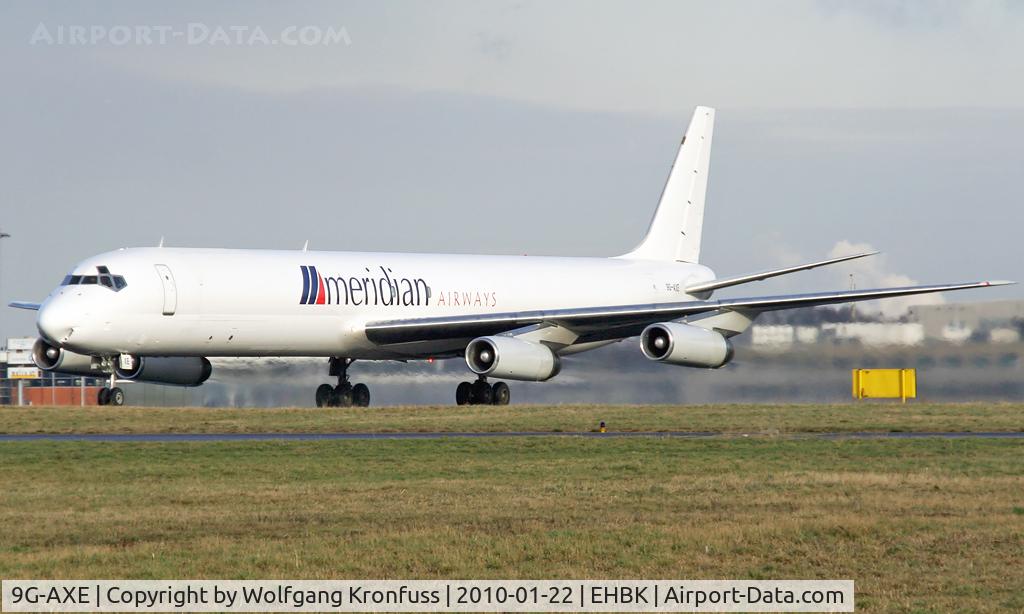 9G-AXE, 1969 Douglas DC-8-63 C/N 46041, Meridian Airways
