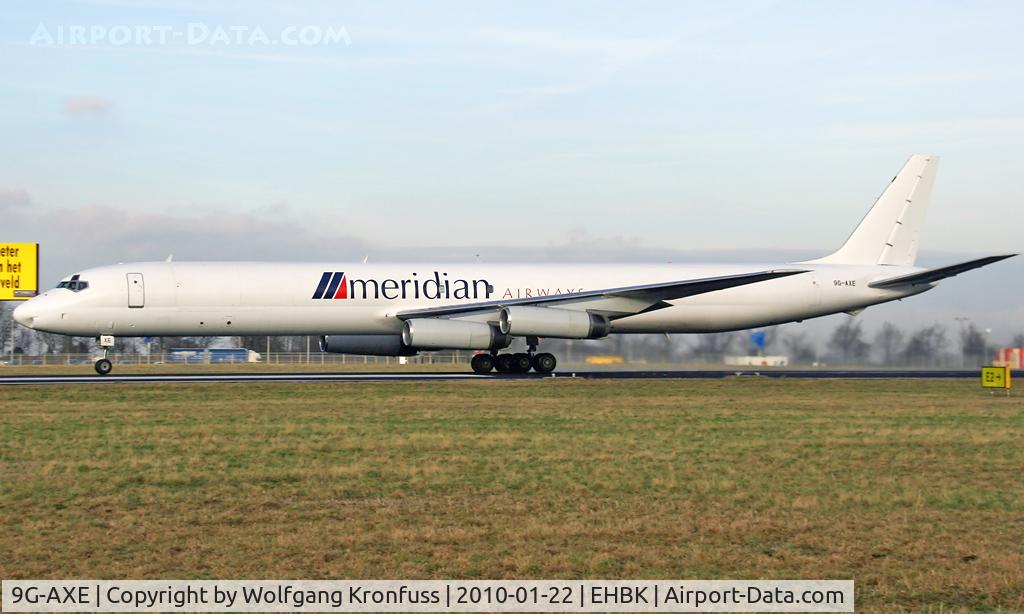 9G-AXE, 1969 Douglas DC-8-63 C/N 46041, Meridian Airways