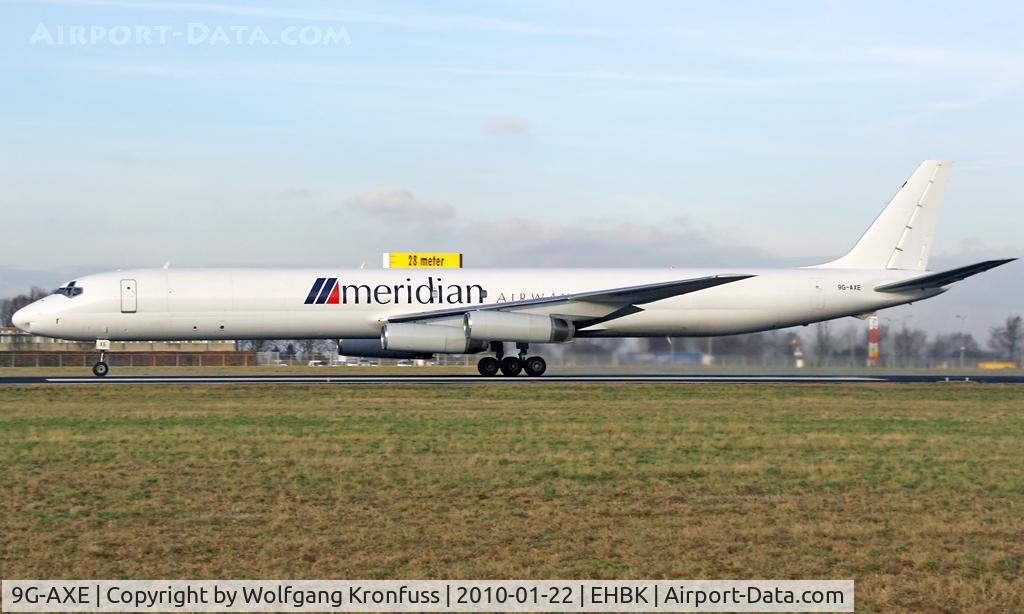 9G-AXE, 1969 Douglas DC-8-63 C/N 46041, Meridian Airways