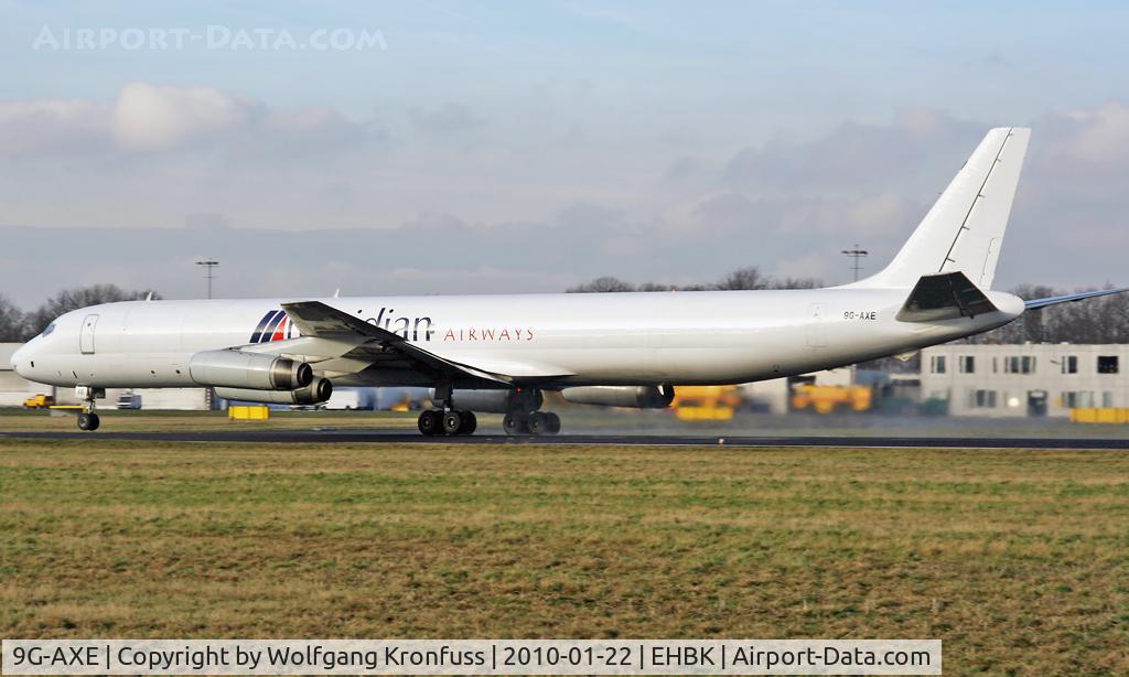 9G-AXE, 1969 Douglas DC-8-63 C/N 46041, Meridian Airways