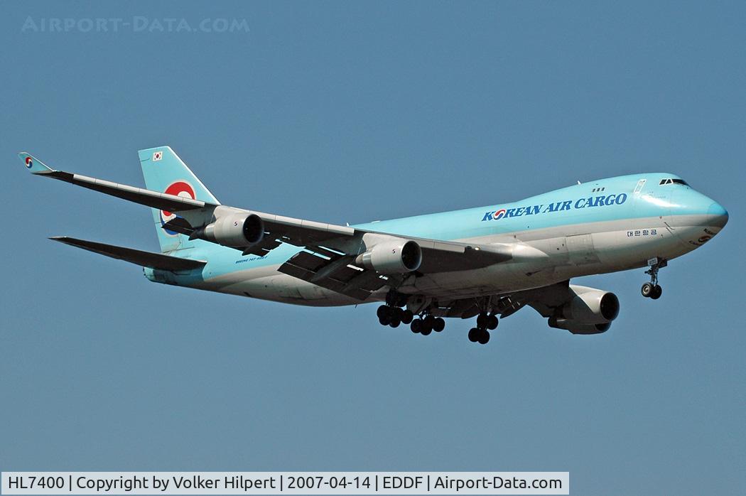 HL7400, 2001 Boeing 747-4B5F/SCD C/N 26414, Korean Air Cargo
