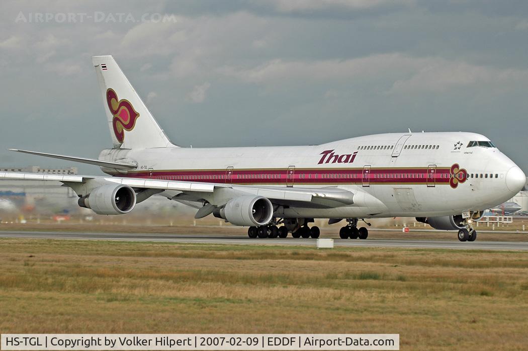 HS-TGL, 1991 Boeing 747-4D7 C/N 25366, Thai old livery