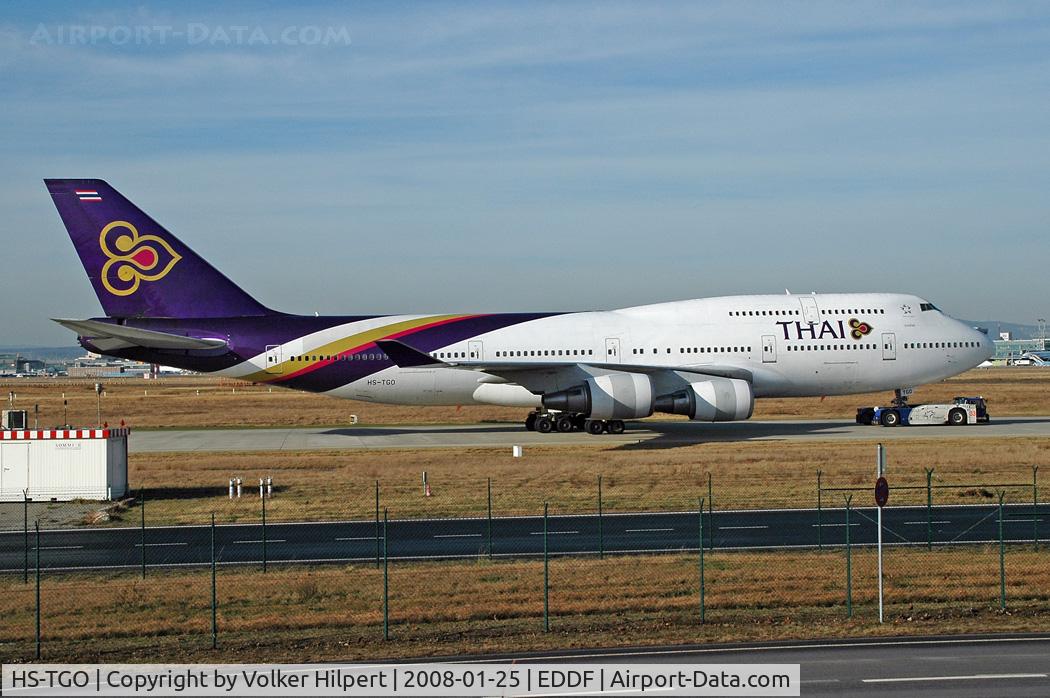 HS-TGO, 1993 Boeing 747-4D7 C/N 26609, Thai new livery