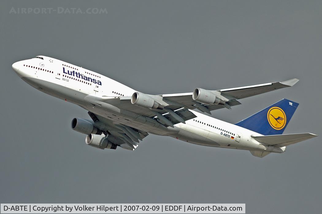 D-ABTE, 1991 Boeing 747-430M C/N 24966, Lufthansa