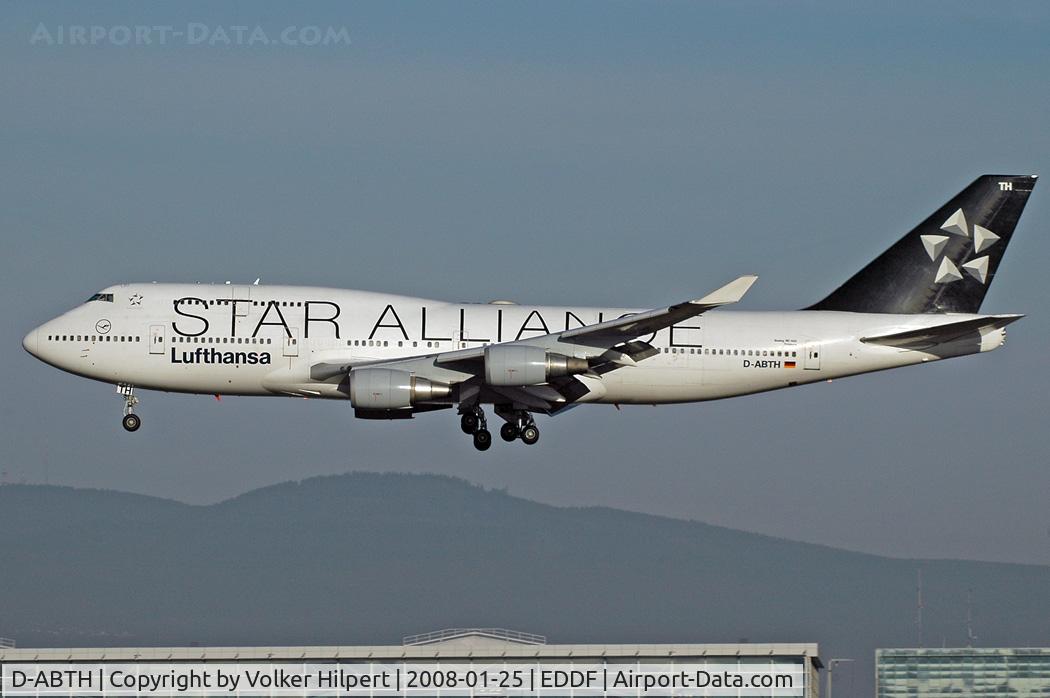 D-ABTH, 1991 Boeing 747-430M C/N 25047, Lufthansa Star Alliance colours