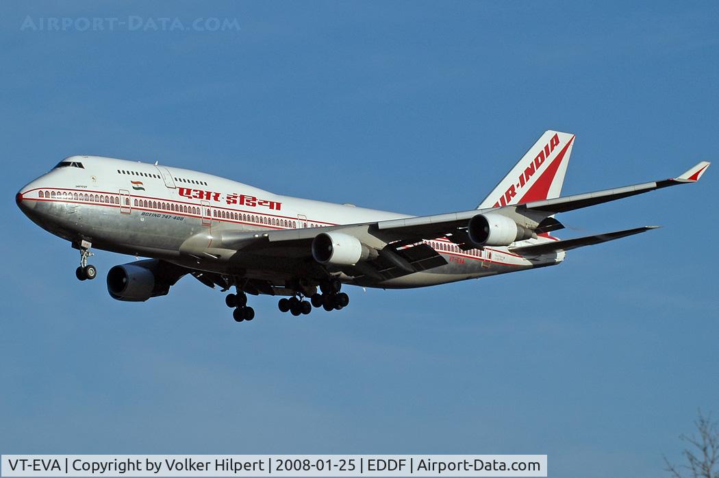 VT-EVA, 1996 Boeing 747-437 C/N 28094, Air India