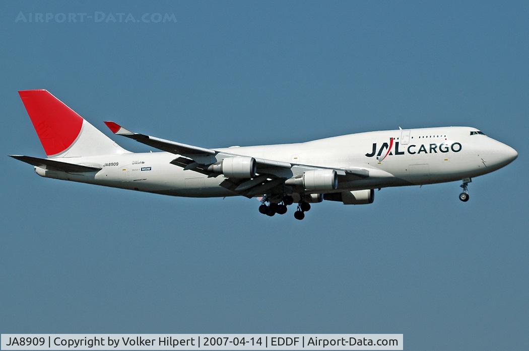JA8909, 1993 Boeing 747-446 C/N 26353, JAL Cargo