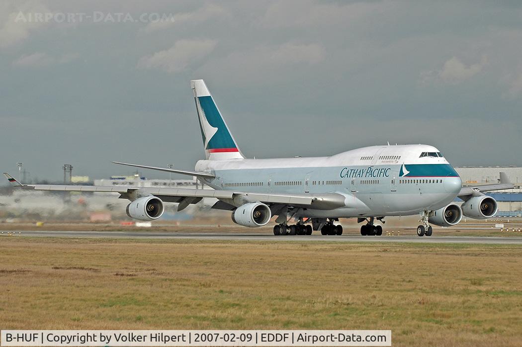 B-HUF, 1993 Boeing 747-467 C/N 25869, Cathay Pacific