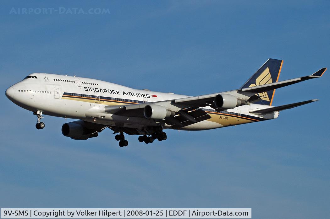 9V-SMS, 1993 Boeing 747-412 C/N 27134, Singapore Airlines