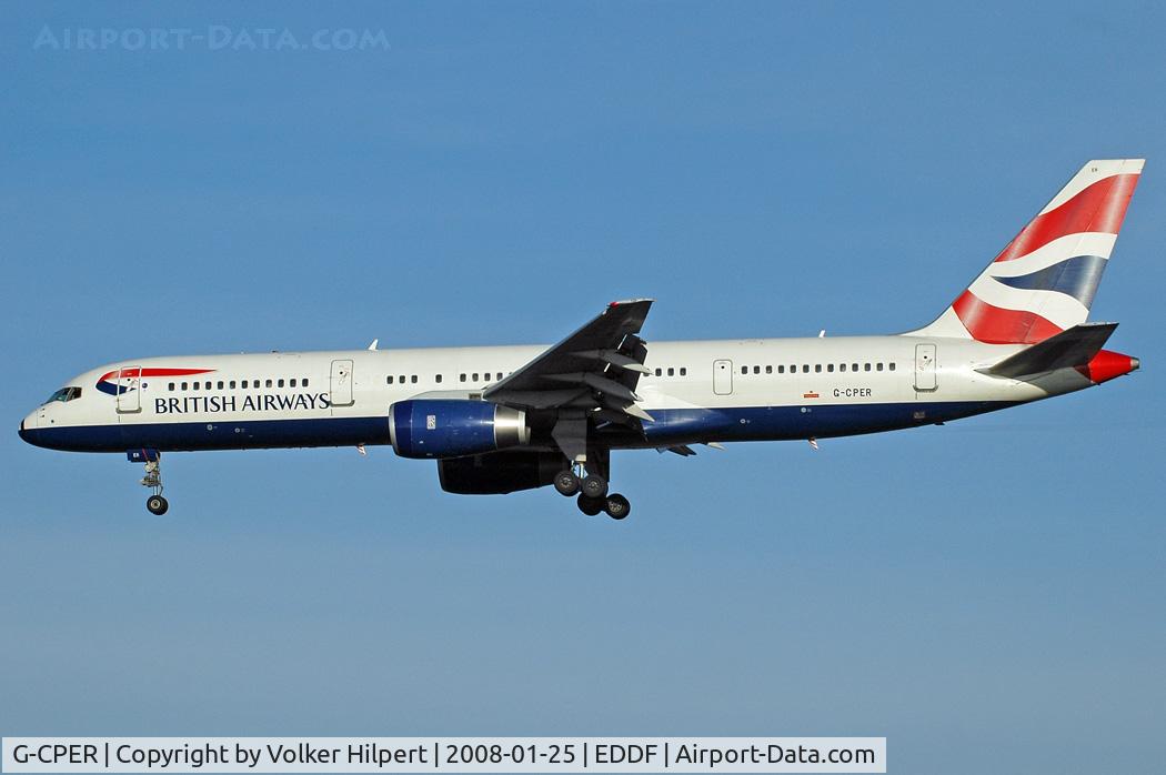 G-CPER, 1997 Boeing 757-236 C/N 29113, British Airways