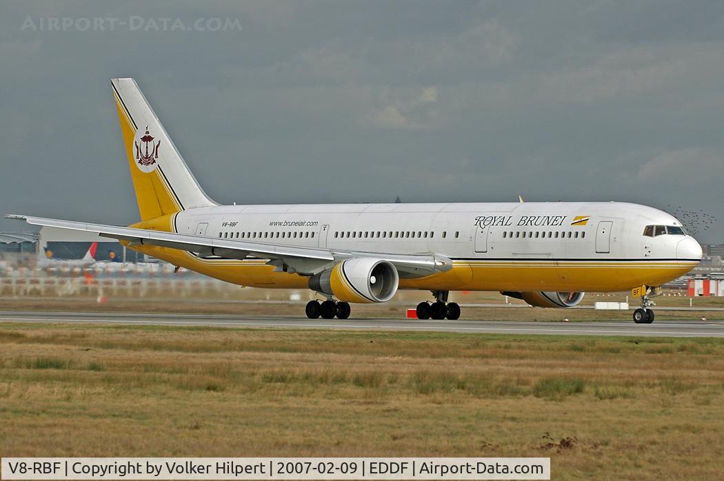 V8-RBF, 1992 Boeing 767-33A/ER C/N 25530, Royal Brunei Airlines