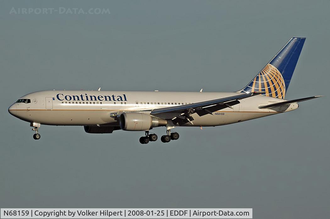 N68159, 2001 Boeing 767-224/ER C/N 30438/845, Continental Airlines