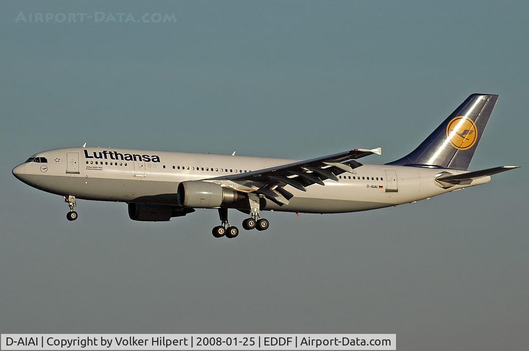 D-AIAI, 1987 Airbus A300B4-603 C/N 391, Lufthansa