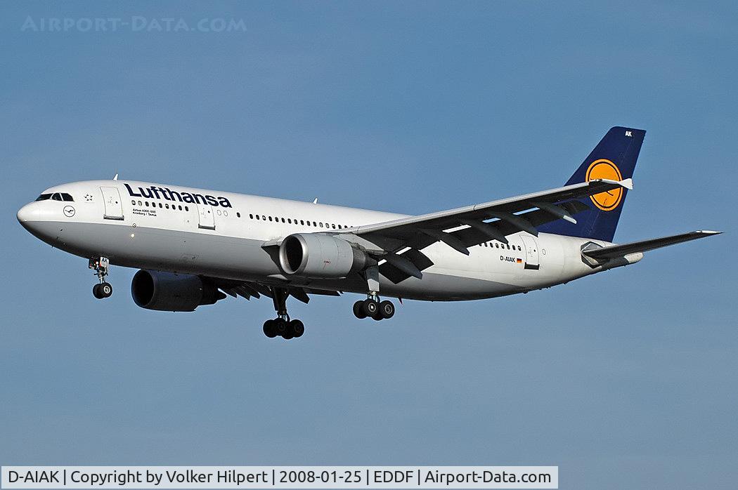 D-AIAK, 1987 Airbus A300B4-603 C/N 401, Lufthansa