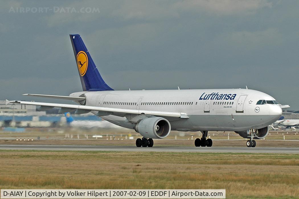 D-AIAY, 1990 Airbus A300B4-605R C/N 608, Lufthansa