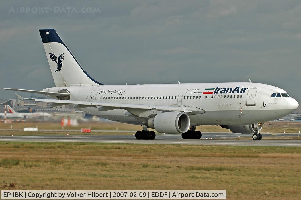 EP-IBK, 1993 Airbus A310-304 C/N 671, Iran Air