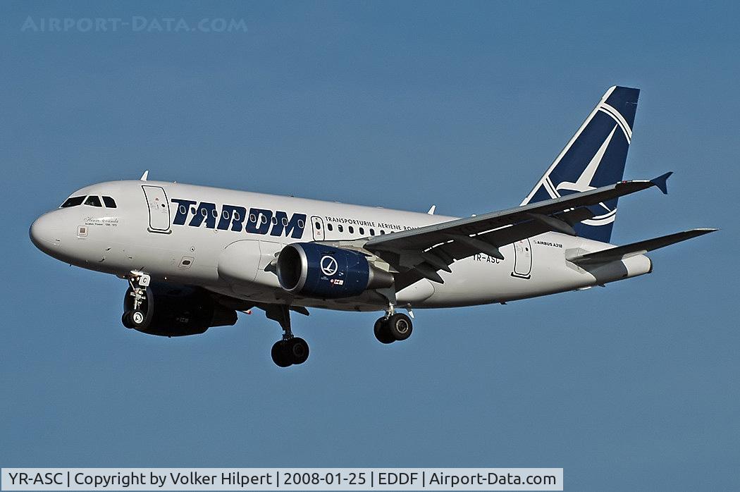 YR-ASC, 2007 Airbus A318-121 C/N 3220, Tarom