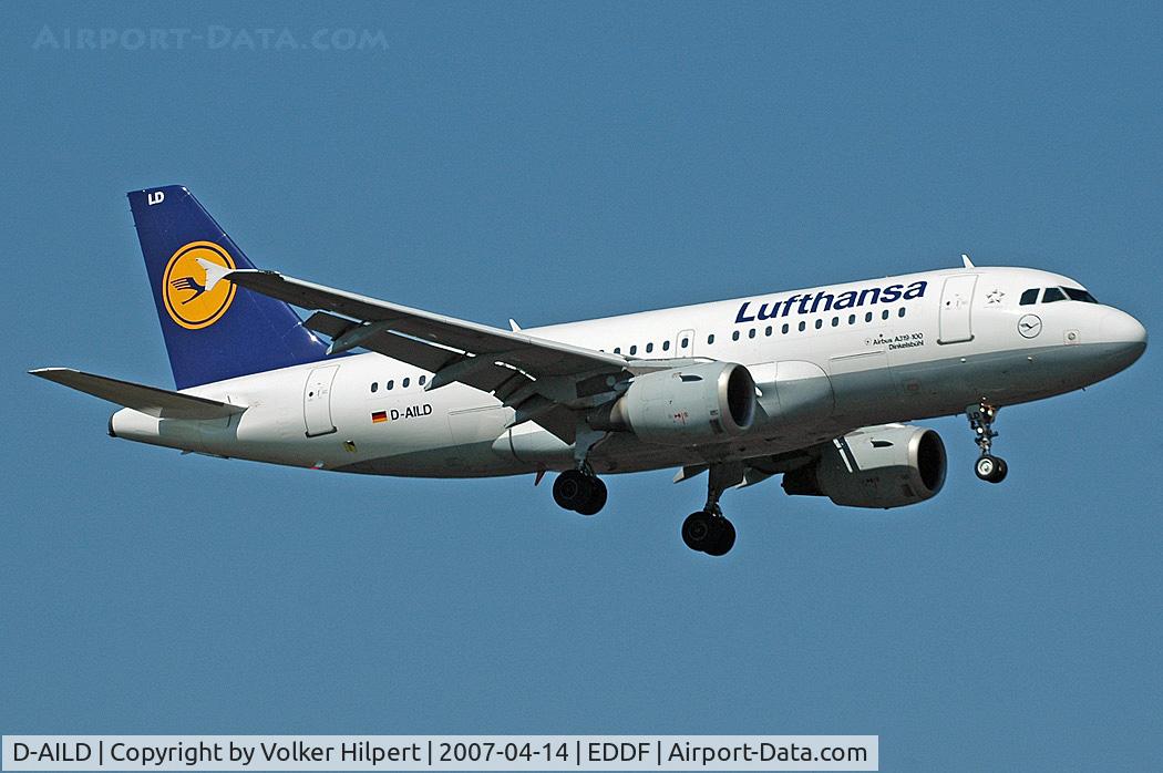 D-AILD, 1996 Airbus A319-114 C/N 623, Lufthansa