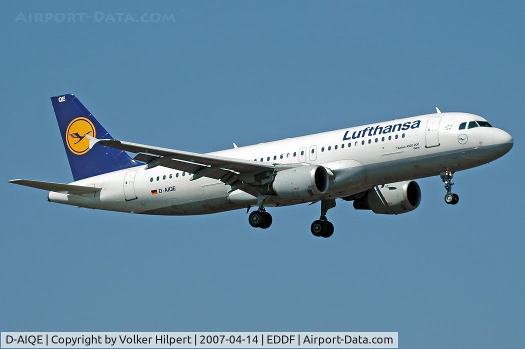D-AIQE, 1991 Airbus A320-211 C/N 0209, Lufthansa