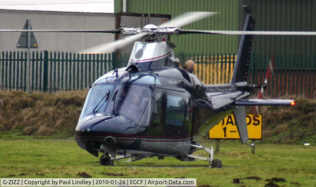G-ZIZZ, 1987 Agusta A-109A-2 C/N 7390, Away after re-fuel